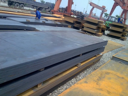 450HB صفيحة فولاذية مقاومة للتآكل بطول 1000-12000 مم من  450 ورقة
